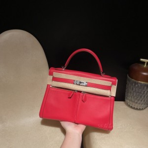 hermes kelly lakis 32cm swift皮 S3心红(hermes three) 图片