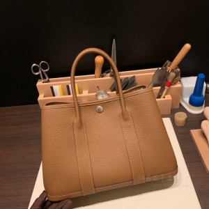 hermes Garden Party 30cm 花园包 country皮 3G栗子色(爱马仕花园包设计灵感)