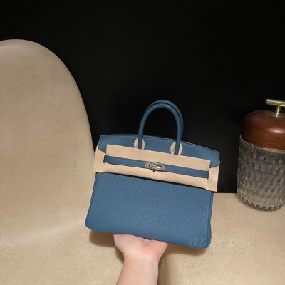 hermes birkin 25cm 铂金包 <strong>togo</strong>皮 0W 博斯普鲁斯绿 银扣(爱马仕博斯普鲁斯绿)