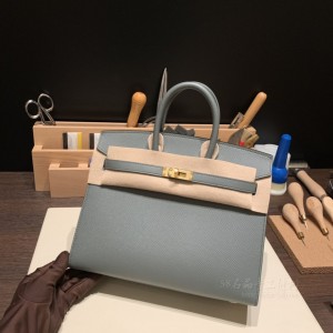 hermes birkin Sellier 25cm epsom皮 外缝 杏绿 111(爱马仕杏仁绿minikelly)