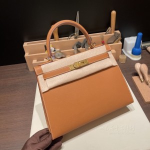 hermes kelly 28cm 凯莉包 Madame皮 37金棕 金扣(爱马仕凯莉包内部细节)