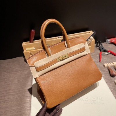 hermes birkin 30cm 铂金包 福宝<strong>马鞍皮</strong>Barenia faubourg 34色Fauve(爱马仕福宝马鞍)