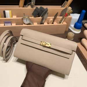 hermes kelly to go epsom皮 81斑鸠灰 金扣(爱马仕斑鸠灰birkin30) 细节图