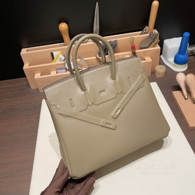 hermes birkin shadow 25cm 幻影包 <strong>Evercolor</strong>皮 18大象灰(爱马仕birkin25大象灰)