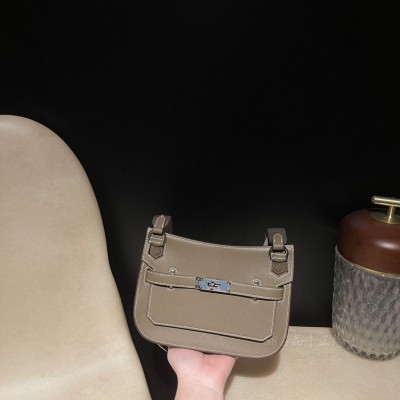 hermes jypsiere mini 23cm 吉普赛 <strong>Swift</strong>皮 18大象灰 银扣(爱马仕吉普赛28)