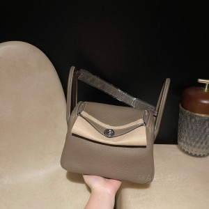 hermes Lindy 26cm 琳迪 TC Clemence皮 18大象灰(lindy mini 大象灰爱马仕价格)