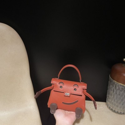 hermes kelly doll 千禧娃娃包 <strong>Swift</strong>皮 砖红色