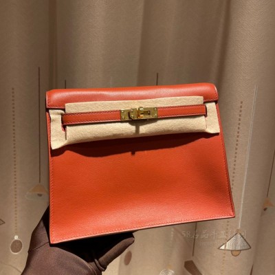 hermes kelly Danse 跳舞包 <strong>Swift</strong>皮 6C古铜金 金扣(hermes kelly danse价格)