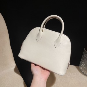 hermes bolide 25cm 保龄球 evercolor皮 10奶昔白内拼4B饼干色(爱马仕保龄球包最低价格)