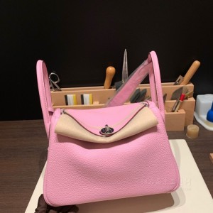 hermes Lindy 26cm 琳迪 TC Clemence皮 X9锦葵紫 银扣