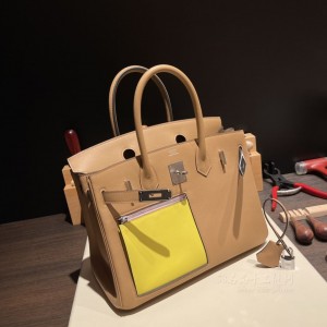 hermes birkin Colormatic 30cm swift皮 Colormatic 拼色